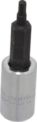 Proto - 1/4" Drive, 2.5mm Hex Bit Socket - 1-7/8" OAL, 1" Bit Length - Benchmark Tooling