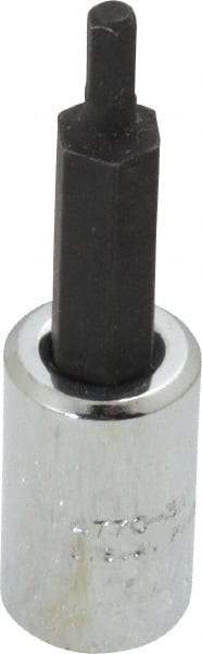 Proto - 1/4" Drive, 3mm Hex Bit Socket - 1-7/8" OAL, 1" Bit Length - Benchmark Tooling