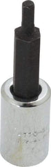 Proto - 1/4" Drive, 3mm Hex Bit Socket - 1-7/8" OAL, 1" Bit Length - Benchmark Tooling