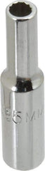Proto - 1/4" Drive, Deep Hand Socket - 12 Points, 1-15/16" OAL, Chrome Vanadium, Chrome Finish - Benchmark Tooling