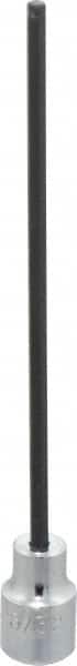 Proto - 3/8" Drive, 5/32" Hex Bit Socket - 6-3/32" OAL, 5" Bit Length, Long Hex Bit Socket - Benchmark Tooling
