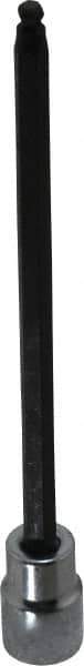 Proto - 3/8" Drive, 3/16" Hex Bit Socket - 6-3/32" OAL, 5" Bit Length, Long Ball End Hex Bit Socket - Benchmark Tooling