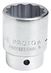 Blackhawk by Proto - 3/4" Drive, Standard Hand Socket - 12 Points, 2-45/64" OAL, Alloy Steel, Black Finish - Benchmark Tooling