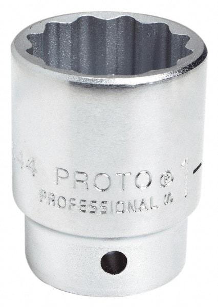 Blackhawk by Proto - 3/4" Drive, Standard Hand Socket - 12 Points, 2" OAL, Alloy Steel, Black Finish - Benchmark Tooling