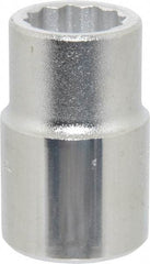 Proto - 3/4", 3/4" Drive, Standard Hand Socket - 12 Points, 2" OAL, Chrome Finish - Benchmark Tooling