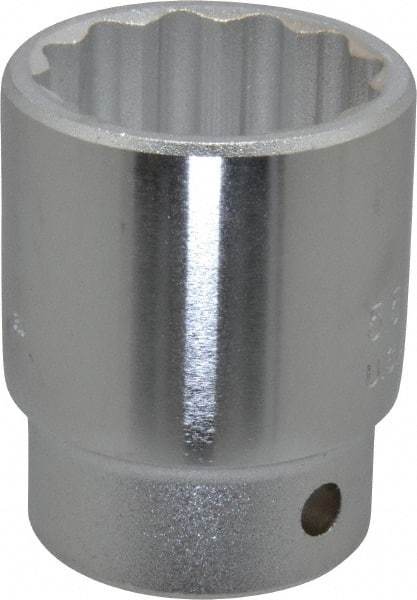 Proto - 1-3/8", 3/4" Drive, Standard Hand Socket - 12 Points, 2-9/32" OAL, Chrome Finish - Benchmark Tooling