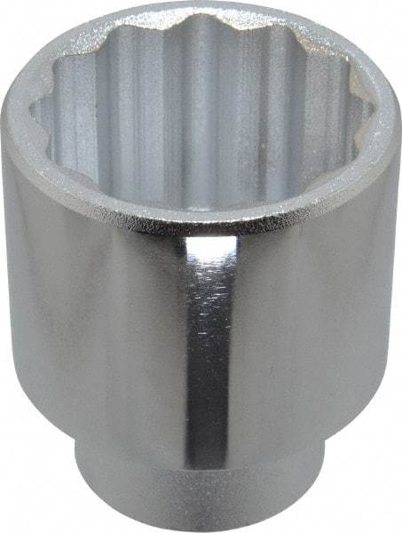 Proto - 1-7/8", 1/4" Drive, Standard Hand Socket - 6 Points, 2" OAL, Chrome Finish - Benchmark Tooling