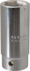 Proto - 1-1/16", 3/4" Drive, Deep Hand Socket - 6 Points, 3-1/2" OAL, Chrome Finish - Benchmark Tooling