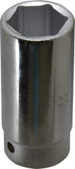 Proto - 1-1/8", 3/4" Drive, Deep Hand Socket - 6 Points, 3-1/2" OAL - Benchmark Tooling