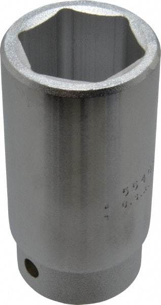 Proto - 1-1/4", 3/4" Drive, Deep Hand Socket - 6 Points, 3-1/2" OAL - Benchmark Tooling