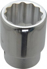 Proto - 3/4" Drive, Standard Hand Socket - 12 Points, 2-7/32" OAL, Chrome Finish - Benchmark Tooling