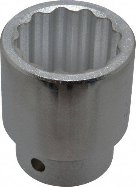 Proto - 3/4" Drive, Standard Hand Socket - 12 Points, 2-13/32" OAL, Chrome Finish - Benchmark Tooling