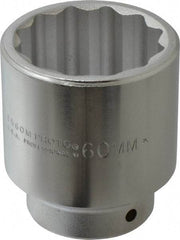 Proto - 3/4" Drive, Standard Hand Socket - 12 Points, 3-21/32" OAL, Chrome Finish - Benchmark Tooling