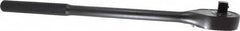 Proto - 3/4" Drive Pear Head Standard Ratchet - Black Oxide Finish, 20" OAL, 24 Gear Teeth, Standard Knurled Handle, Standard Head - Benchmark Tooling