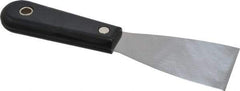 Stanley - 2" Wide Steel Putty Knife - Flexible, Nylon Handle, 7-1/2" OAL - Benchmark Tooling