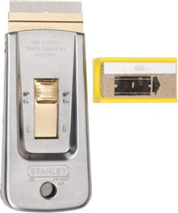 Stanley - 1-Edge Scraper - 1-1/2" Blade Width x 1-1/2" Blade Length - Benchmark Tooling