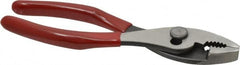 Proto - 6-9/16" OAL, 1-3/4" Jaw Length, 1-3/16" Jaw Width, Combination Slip Joint Pliers - Regular Nose Head, Standard Tool, Wire Cutting Shear - Benchmark Tooling