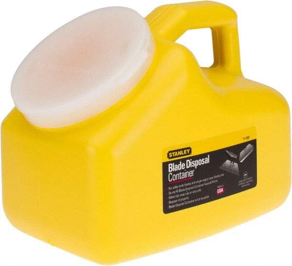 Stanley - Plastic Blade Disposal Container - Plastic - Benchmark Tooling