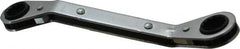 Proto - 1/2" x 9/16" 12 Point Reversible Ratcheting Offset Box Wrench - Double End, 6-1/2" OAL, Steel, 25° Offset - Benchmark Tooling