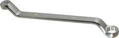Proto - 5/8" x 11/16" 12 Point Offset Box Wrench - Double End, 10-1/4" OAL, Steel, 60° Offset - Benchmark Tooling