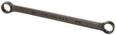 Proto - 11/16" x 3/4" 12 Point Offset Box Wrench - Double End, 11-1/4" OAL, Steel, Black Finish, 15° Offset - Benchmark Tooling