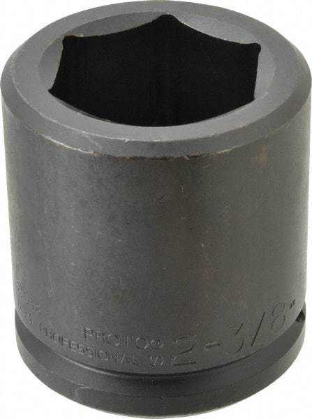 Proto - 1-1/2" Drive 2-3/8" Standard Impact Socket - 6 Points, 3-7/8" OAL - Benchmark Tooling