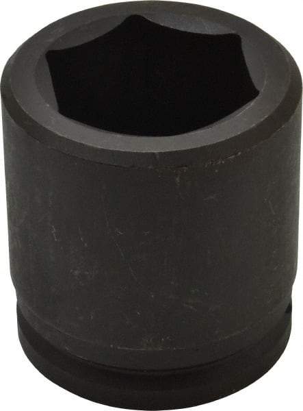 Proto - 1-1/2" Drive 2-1/2" Standard Impact Socket - 6 Points, 4" OAL - Benchmark Tooling