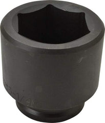 Proto - 1-1/2" Drive 3-1/4" Standard Impact Socket - 6 Points, 4-23/32" OAL - Benchmark Tooling