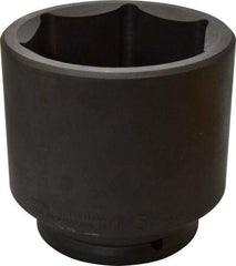 Proto - 1-1/2" Drive 4-3/4" Standard Impact Socket - 6 Points, 6-1/4" OAL - Benchmark Tooling