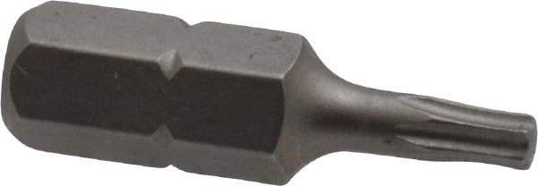 Irwin - 1/4" Drive T10 Torx Screwdriver Bit - 1" OAL, Insert Bit - Benchmark Tooling