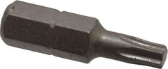 Irwin - 1/4" Drive T20 Torx Screwdriver Bit - 1" OAL, Insert Bit - Benchmark Tooling