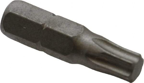 Irwin - 1/4" Drive T30 Torx Screwdriver Bit - 1" OAL, Insert Bit - Benchmark Tooling