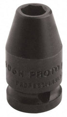 Proto - 1/4" Drive 9/32" Standard Impact Socket - 6 Points, 7/8" OAL - Benchmark Tooling