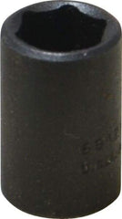 Proto - 1/4" Drive 3/8" Standard Impact Socket - 6 Points, 7/8" OAL - Benchmark Tooling