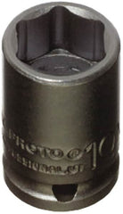 Proto - 1/4" Drive 4mm Standard Impact Socket - 6 Points, 7/8" OAL - Benchmark Tooling