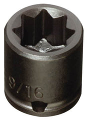 Proto - 3/8" Drive 9/16" Standard Impact Socket - 8 Points, 1" OAL - Benchmark Tooling