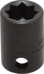 Proto - 3/8" Drive 3/8" Standard Impact Socket - 8 Points, 1" OAL - Benchmark Tooling