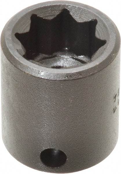 Proto - 3/8" Drive 1/2" Standard Impact Socket - 8 Points, 1-1/16" OAL - Benchmark Tooling