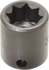 Proto - 3/8" Drive 1/2" Standard Impact Socket - 8 Points, 1-1/16" OAL - Benchmark Tooling