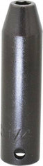 Proto - 3/8" Drive 1/4" Deep Impact Socket - 6 Points, 2-3/4" OAL - Benchmark Tooling