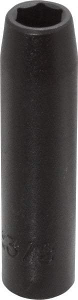 Proto - 3/8" Drive 3/8" Deep Impact Socket - 6 Points, 2-3/4" OAL - Benchmark Tooling