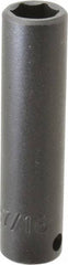 Proto - 3/8" Drive 7/16" Deep Impact Socket - 6 Points, 2-3/4" OAL - Benchmark Tooling
