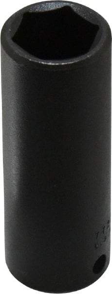 Proto - 3/8" Drive 11/16" Deep Impact Socket - 6 Points, 2-3/4" OAL - Benchmark Tooling