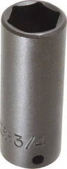 Proto - 3/8" Drive 3/4" Deep Impact Socket - 6 Points, 2-3/4" OAL - Benchmark Tooling