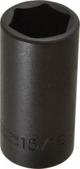 Proto - 3/8" Drive 15/16" Deep Impact Socket - 6 Points, 2-3/4" OAL - Benchmark Tooling