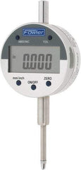 Fowler - 0 to 1" Range, 0.0005" Graduation, Electronic Drop Indicator - Inch & Metric System, Digital Display - Benchmark Tooling