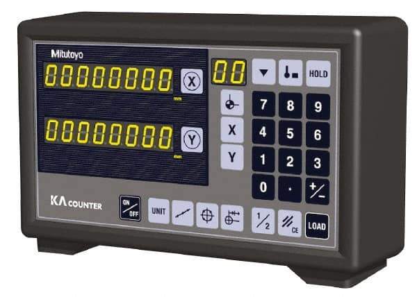 Mitutoyo - 3 Axes, Lathe & Milling Compatible DRO Counter - LED Display - Benchmark Tooling