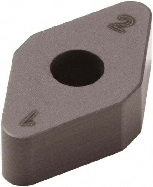 Seco - DNMA332 Grade CBN300 PCBN Turning Insert - Uncoated, 55° Diamond, 3/8" Inscr Circle, 3/16" Thick, 1/32" Corner Radius - Benchmark Tooling