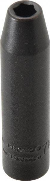 Proto - 3/8" Drive 7mm Deep Impact Socket - 6 Points, 2-47/64" OAL - Benchmark Tooling