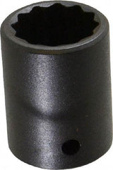Proto - 1/2" Drive 7/8" Standard Impact Socket - 12 Points, 1-5/8" OAL - Benchmark Tooling